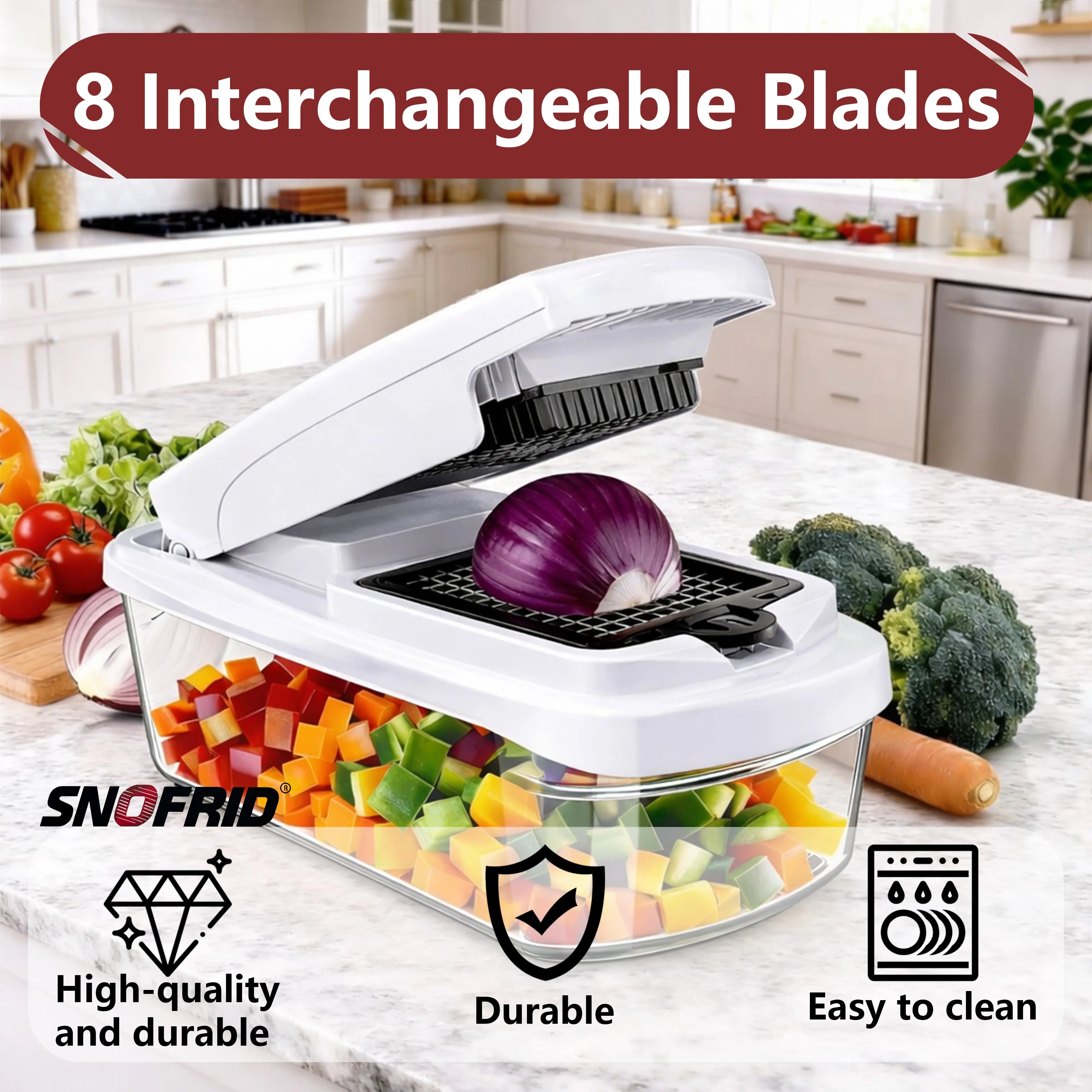 15-in-1 Multifunctional Food Chopper, an essential kitchen tool